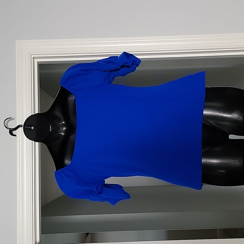 Cobalt Blue low cut top - Picture 2 of 2